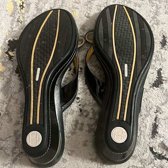 Cole Haan Nike Air brown thong sandals size 9.5 - Picture 6 of 8